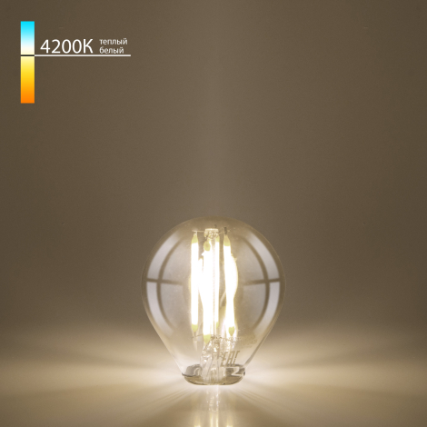 Филаментная светодиодная лампа Mini Classic 6W 4200K E27 (G45 тонированный) Elektrostandard BLE2752 a055352