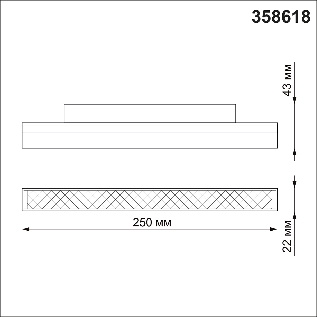 Трековый светильник для низковольтного шинопровода Novotech FLUM 358618