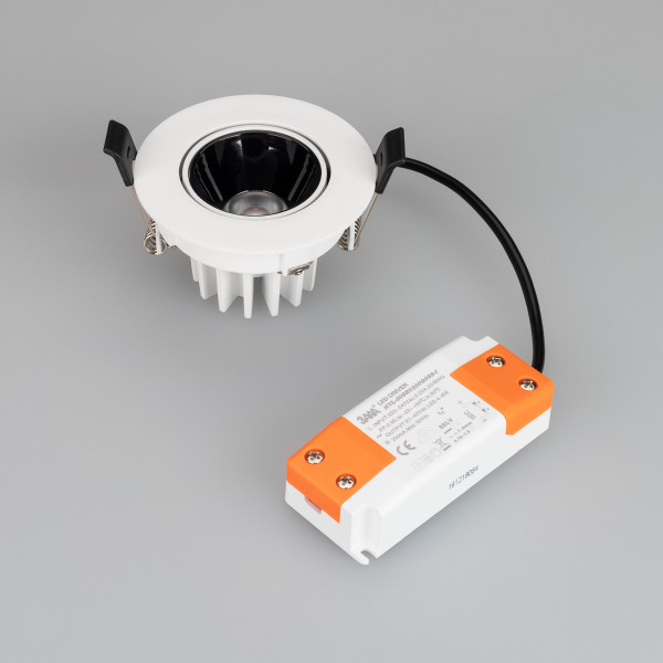 Встраиваемый светодиодный светильник Arlight MS-Forecast-Built-Turn-R102-12W Warm3000 035449