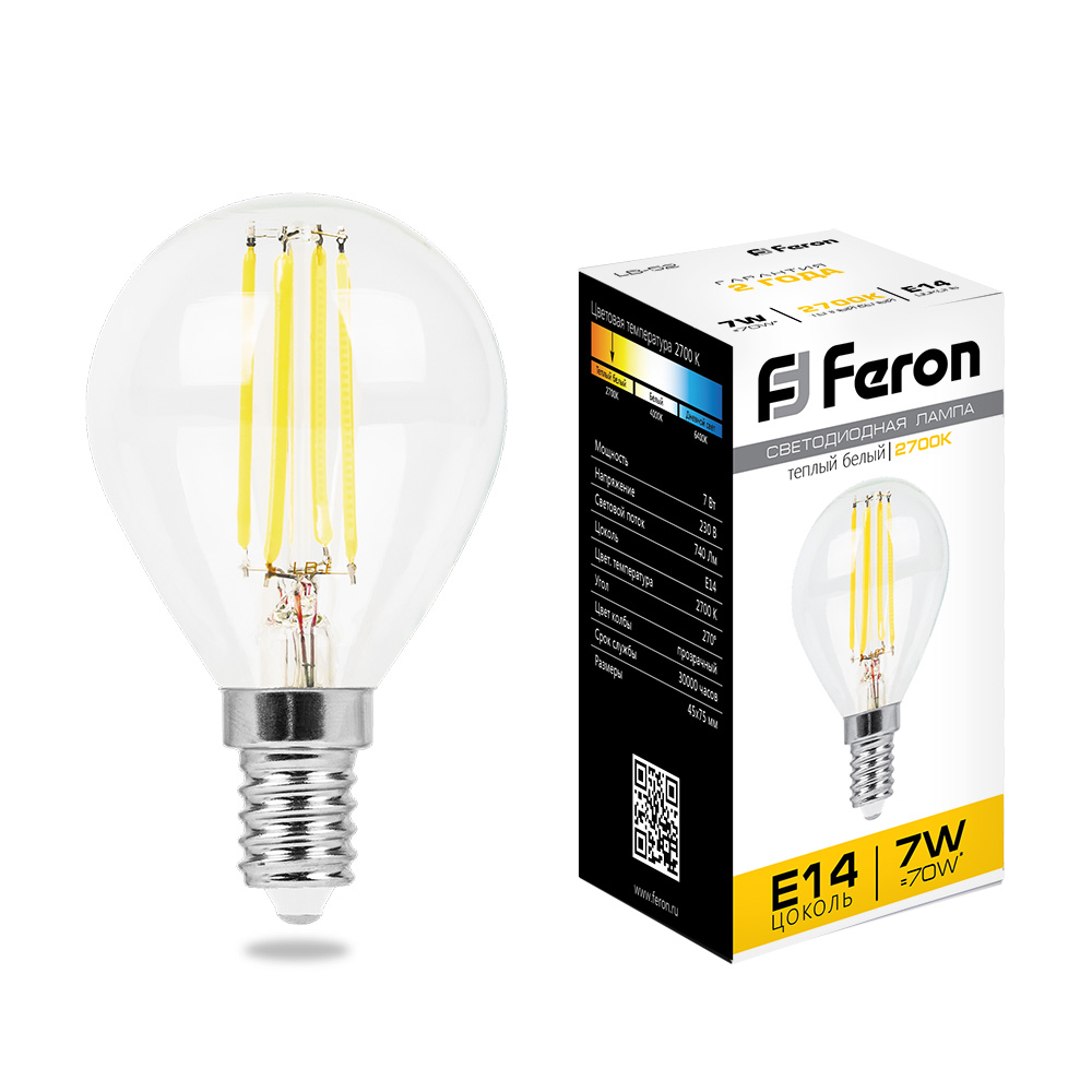 Лампа светодиодная Feron LB-52 25874