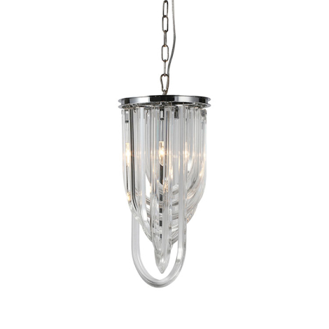 Светильник подвесной Delight collection Murano Glass KR0116P(S) chrome