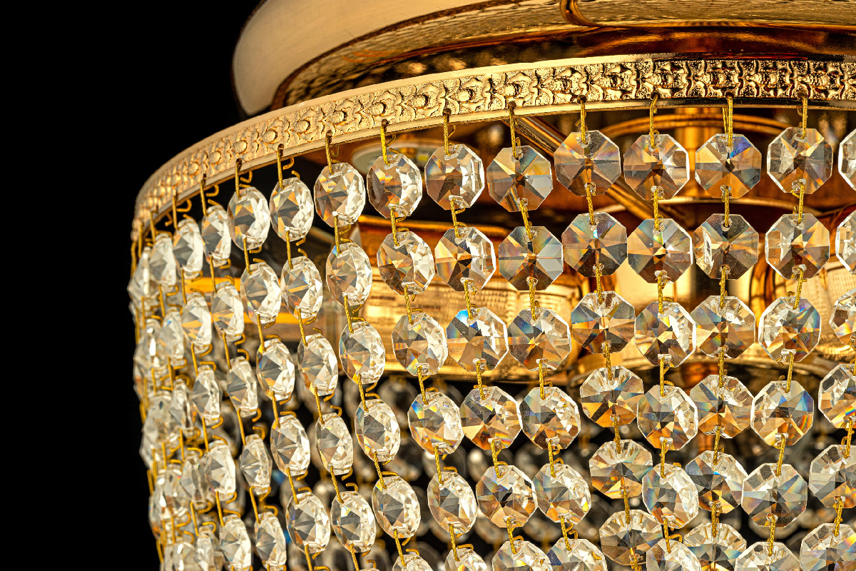 Светильник потолочный хрустальный светодиодный Arti Lampadari Stella LE 1.2.30.504 G