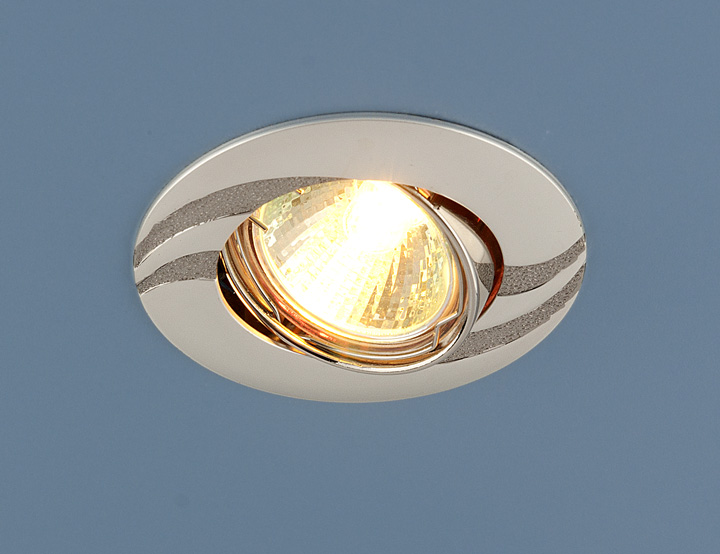 Точечный встраиваемый поворотный светильник Elektrostandard 8012 MR16 PS/N перл. серебро/никель a032291