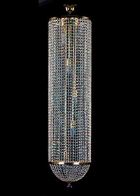 Люстра потолочная хрустальная ArtGlass COLUMN DIA 250x1000