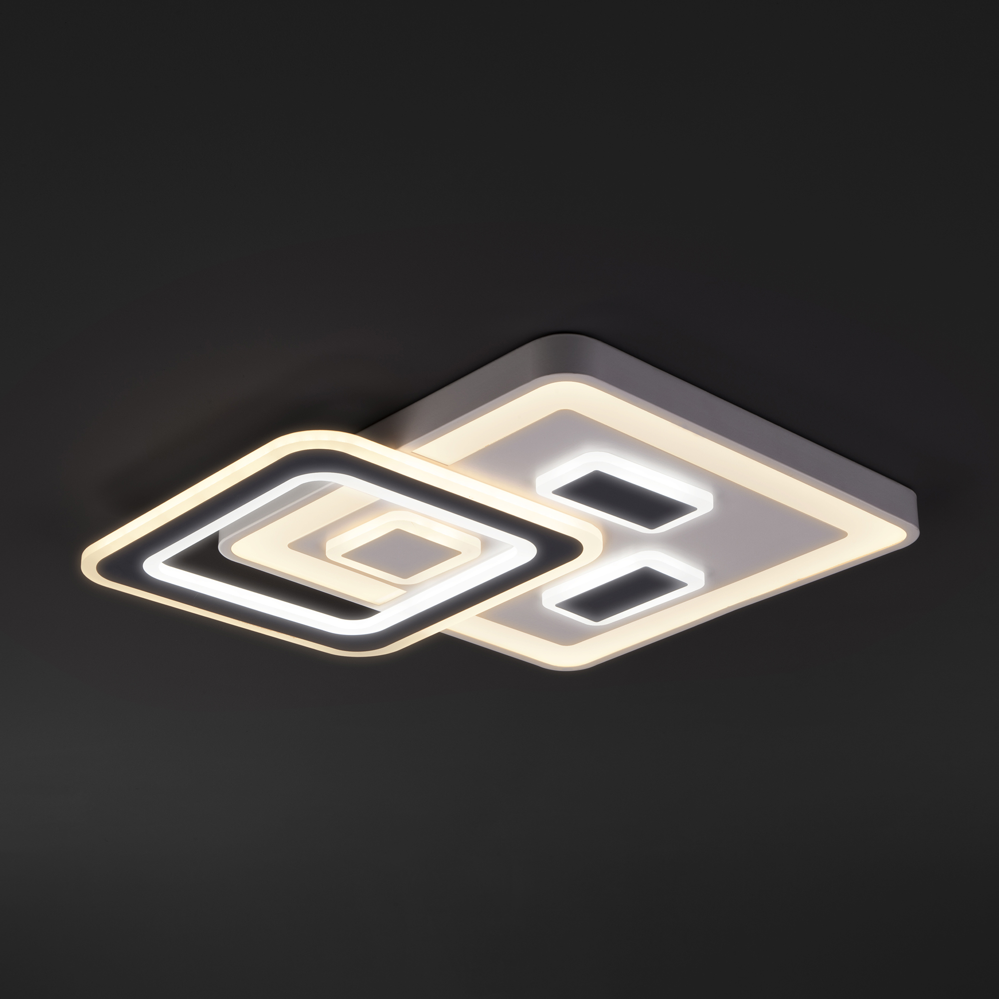 Потолочный светодиодный светильник с пультом управления Eurosvet Concord 90156/1 белый