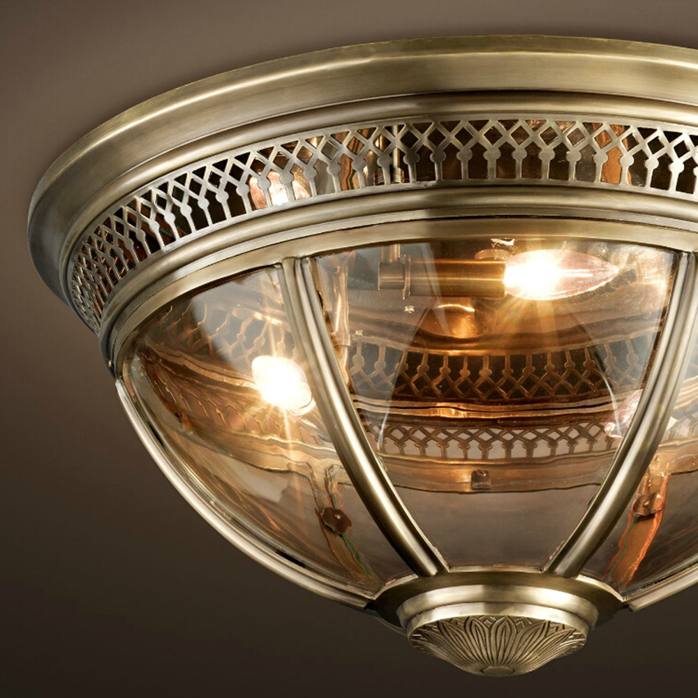 Потолочный светильник Delight collection Residential KM0115C-3S brass