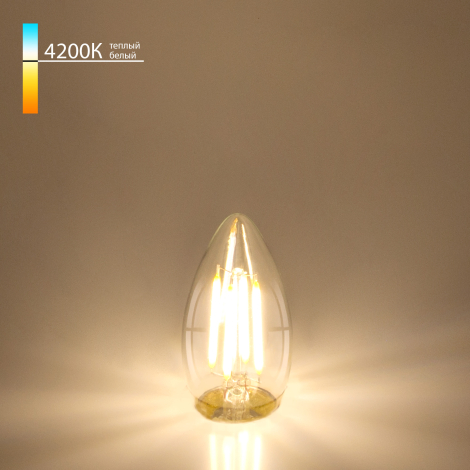Филаментная светодиодная лампа "Свеча" C35 7W 4200K E27 Elektrostandard BLE2736 a048673