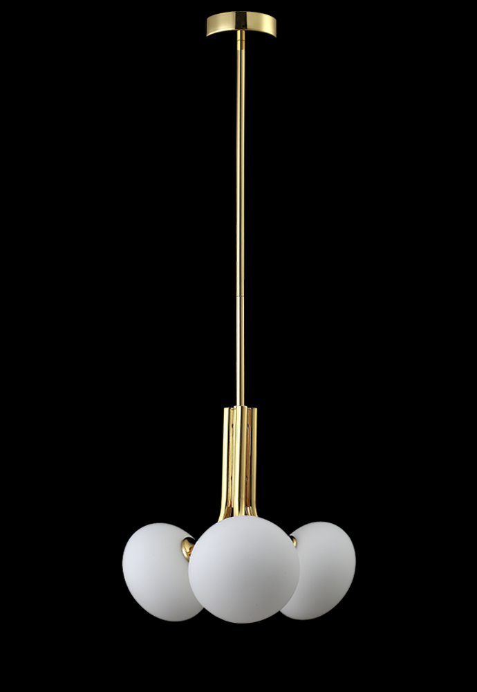 Светильник подвесной Crystal Lux ALICIA SP3 GOLD/WHITE