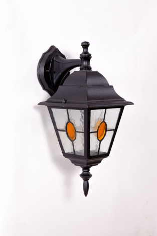 Настенный уличный светильник Oasis Light QUADRO M LEAD GLASS 79902 M LGY