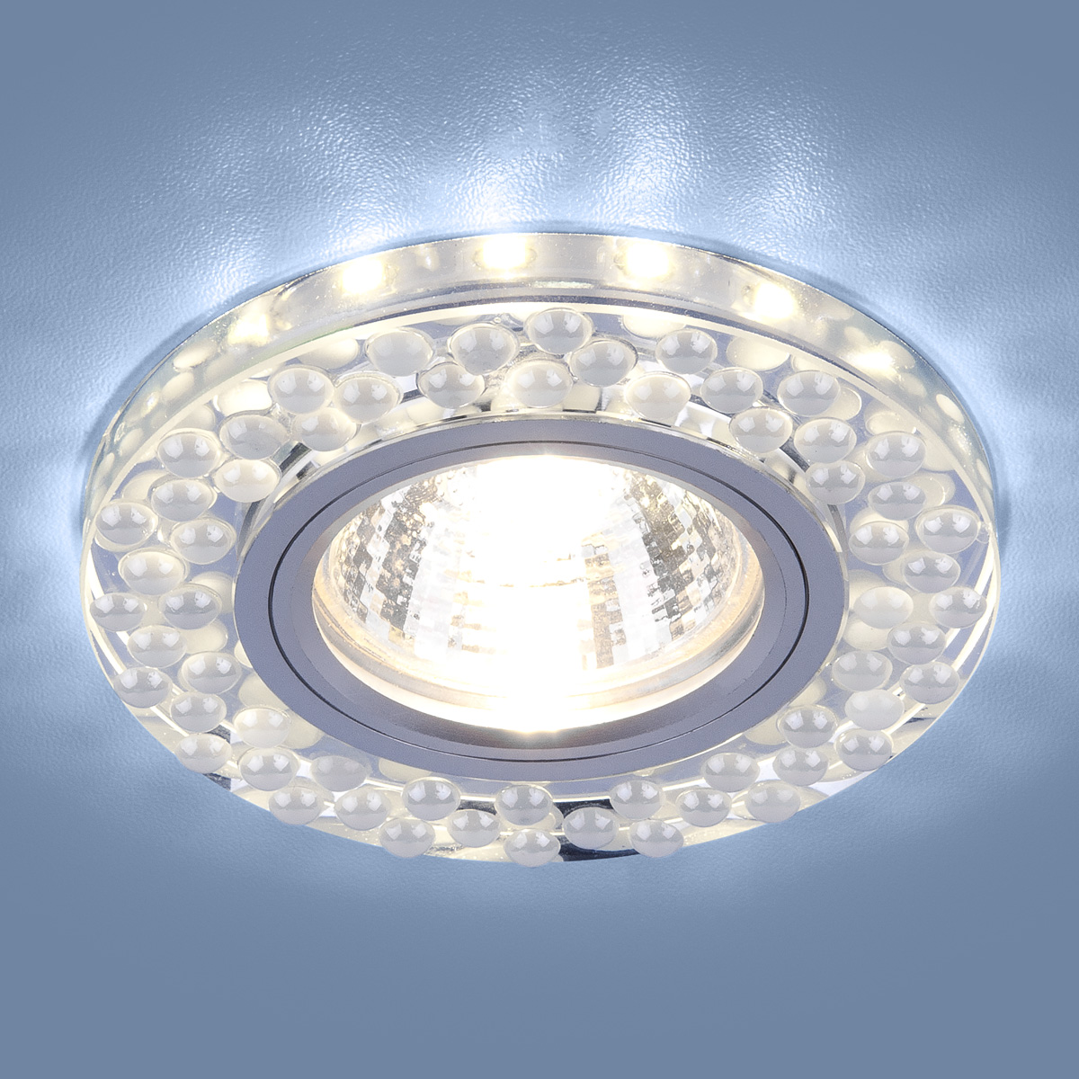 Точечный встраиваемый светодиодный светильник Elektrostandard 2194 MR16 SL/WH зеркальный/белый a036801