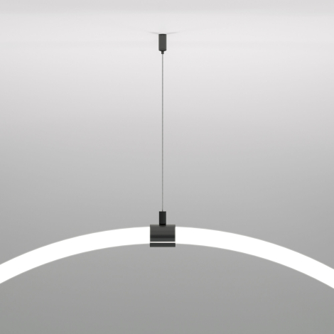 Подвесной трос для круглого гибкого неона черный (2м) Elektrostandard Full light FL 2830 a063441