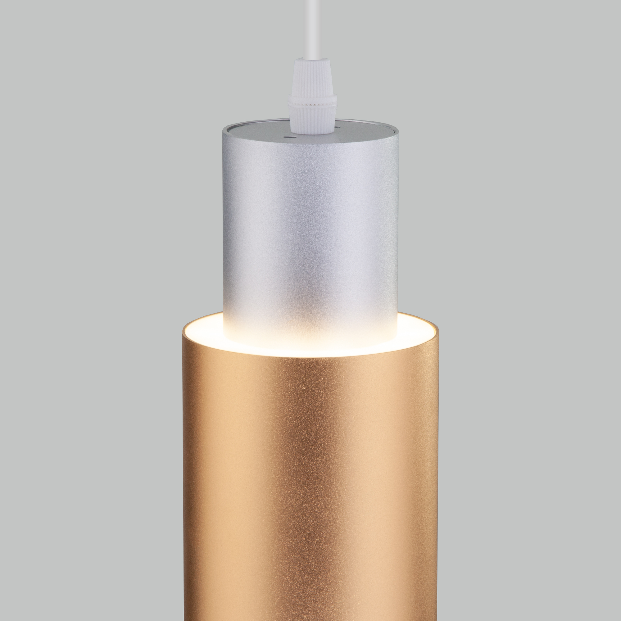 Подвесной светильник Eurosvet Bento 50204/1 LED матовое серебро/матовое золото