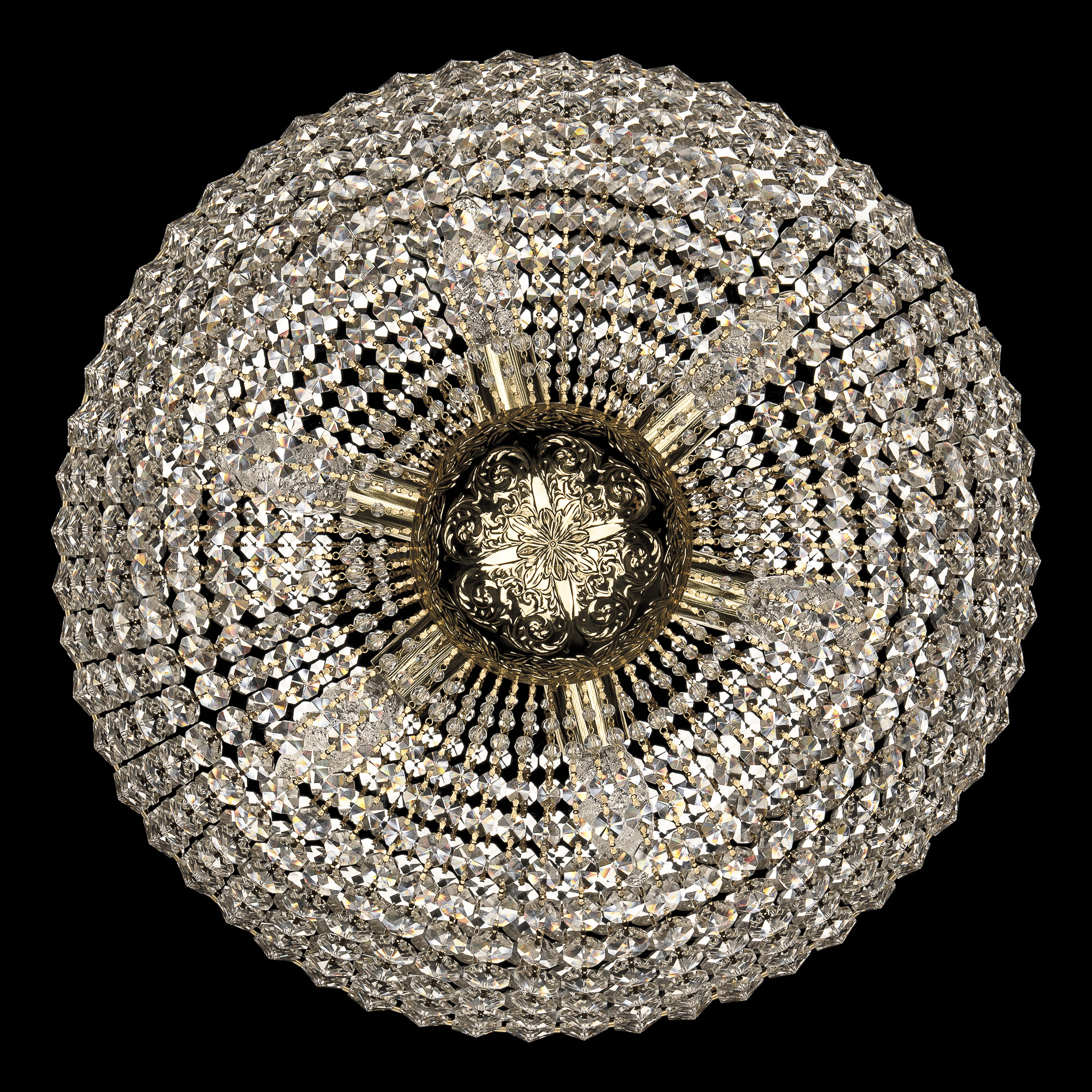 Люстра потолочная хрустальная Bohemia Crystal 19111/H2/35IV G