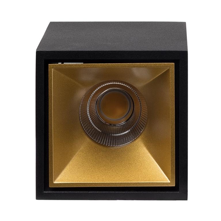 Накладной светодиодный светильник LeDron KUBING Black Gold