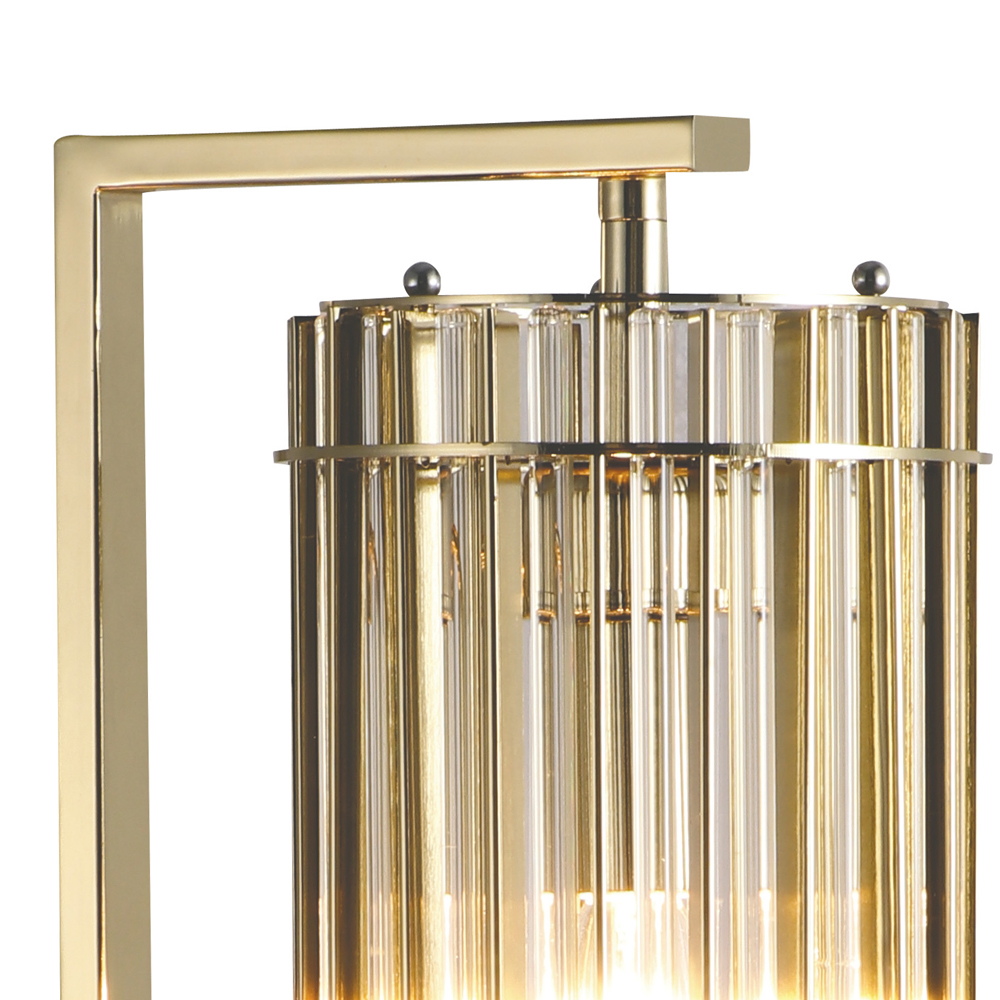 Настольная лампа Delight collection Crystal bar KG0772T-1 gold