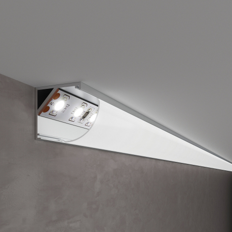 Угловой алюминиевый профиль для LED ленты Elektrostandard LL-2-ALP008 a041813