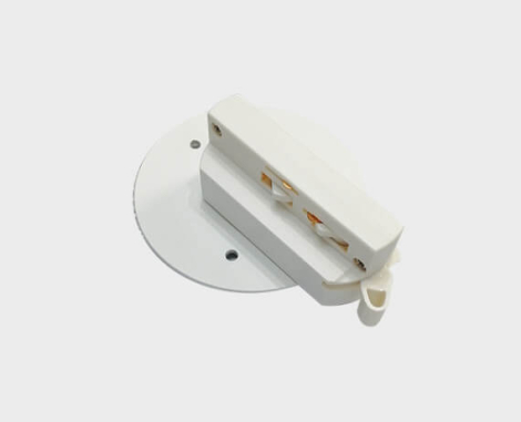 Адаптер для однофазного шинопровода Megalight M03-008 TR white
