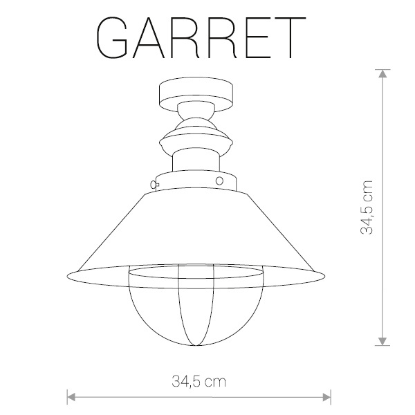 Потолочный светильник Nowodvorski Garret 9247