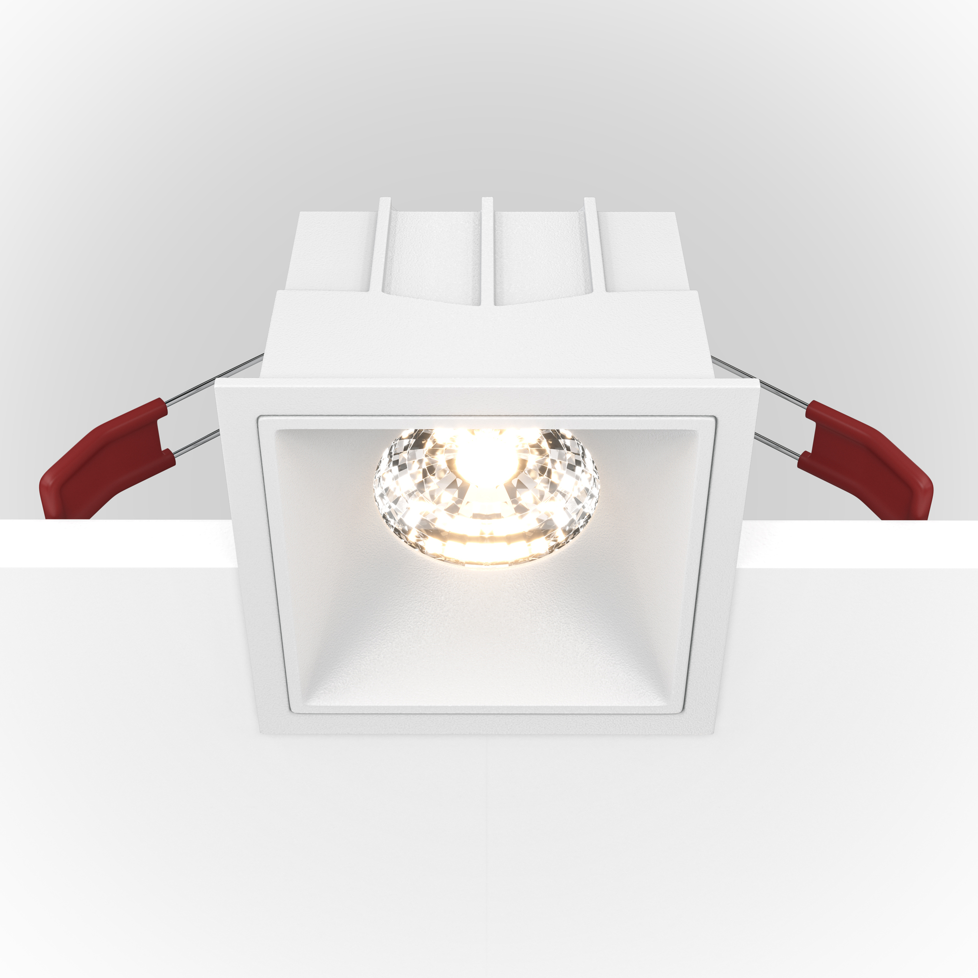 Светильник встраиваемый Maytoni Alfa LED DL043-01-15W4K-D-SQ-W