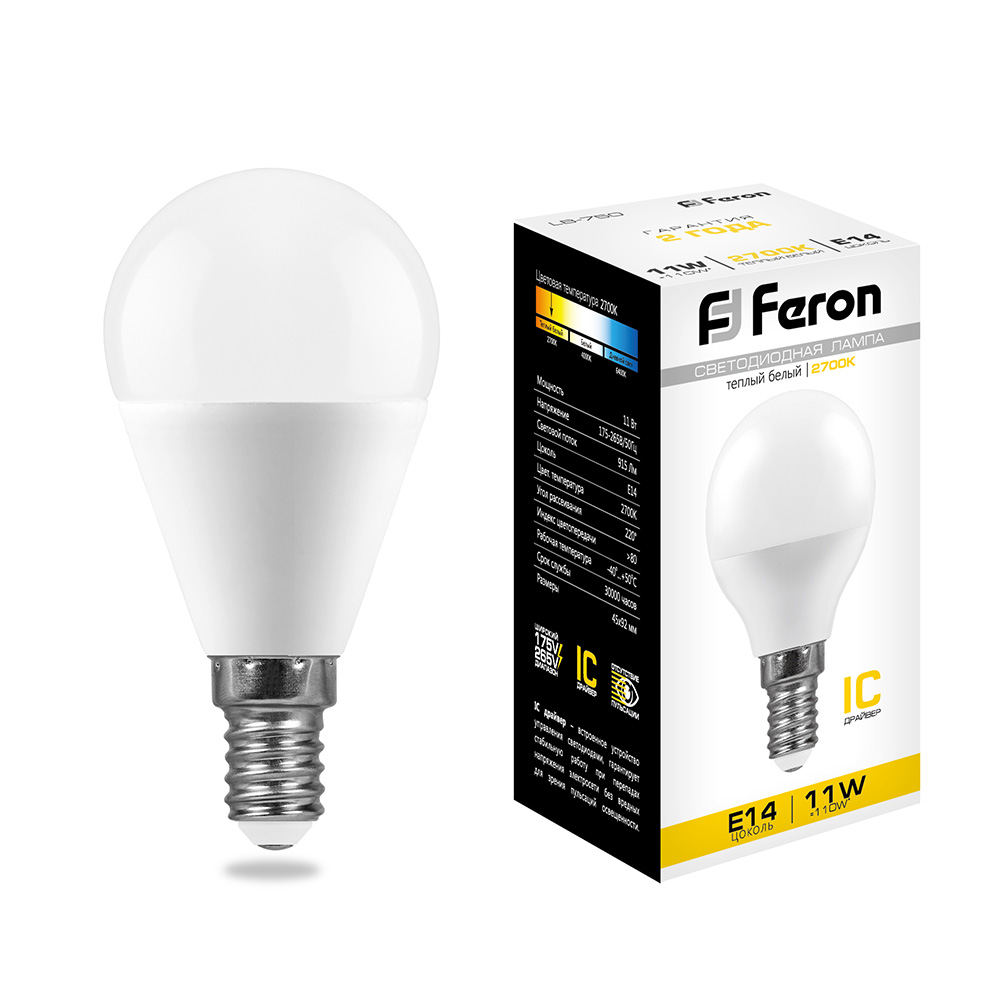 Лампа светодиодная Feron LB-750 25946