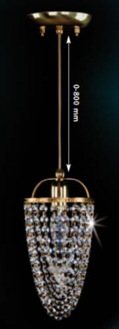 Хрустальный подвесной светильник ArtGlass SMALL GAME 03-01
