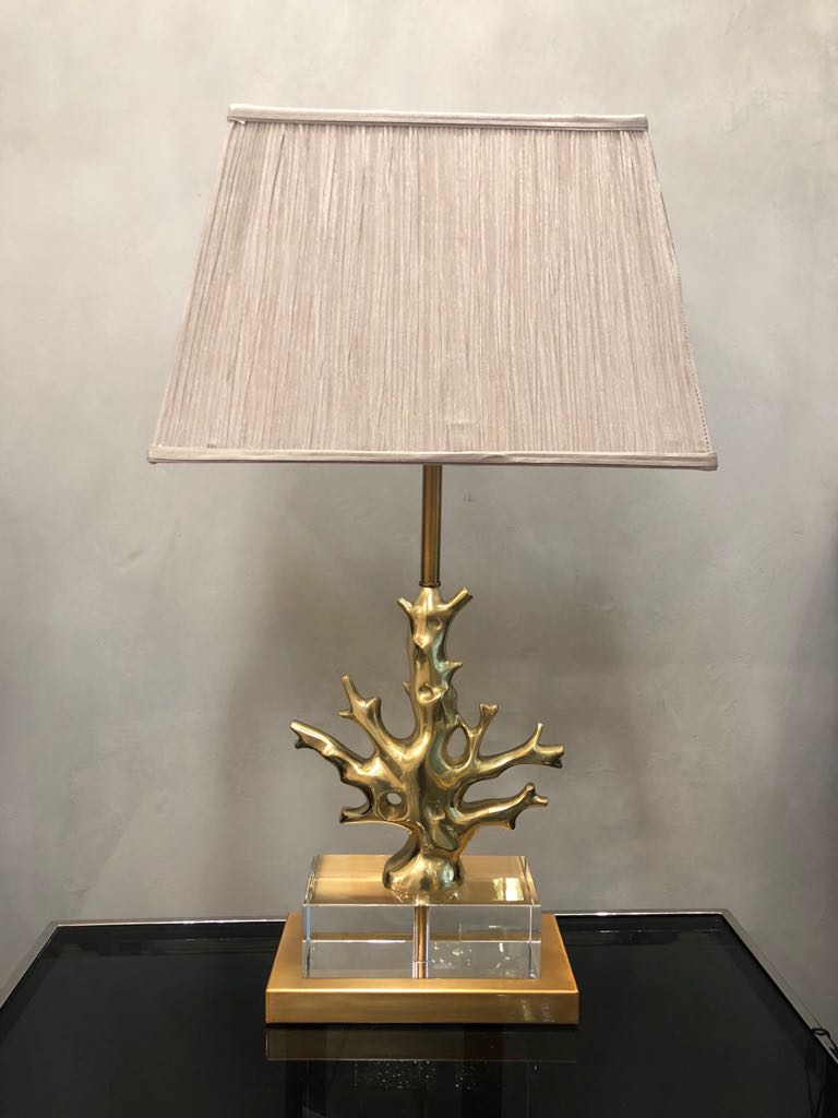 Настольная лампа Delight collection Table Lamp BT-1004 brass