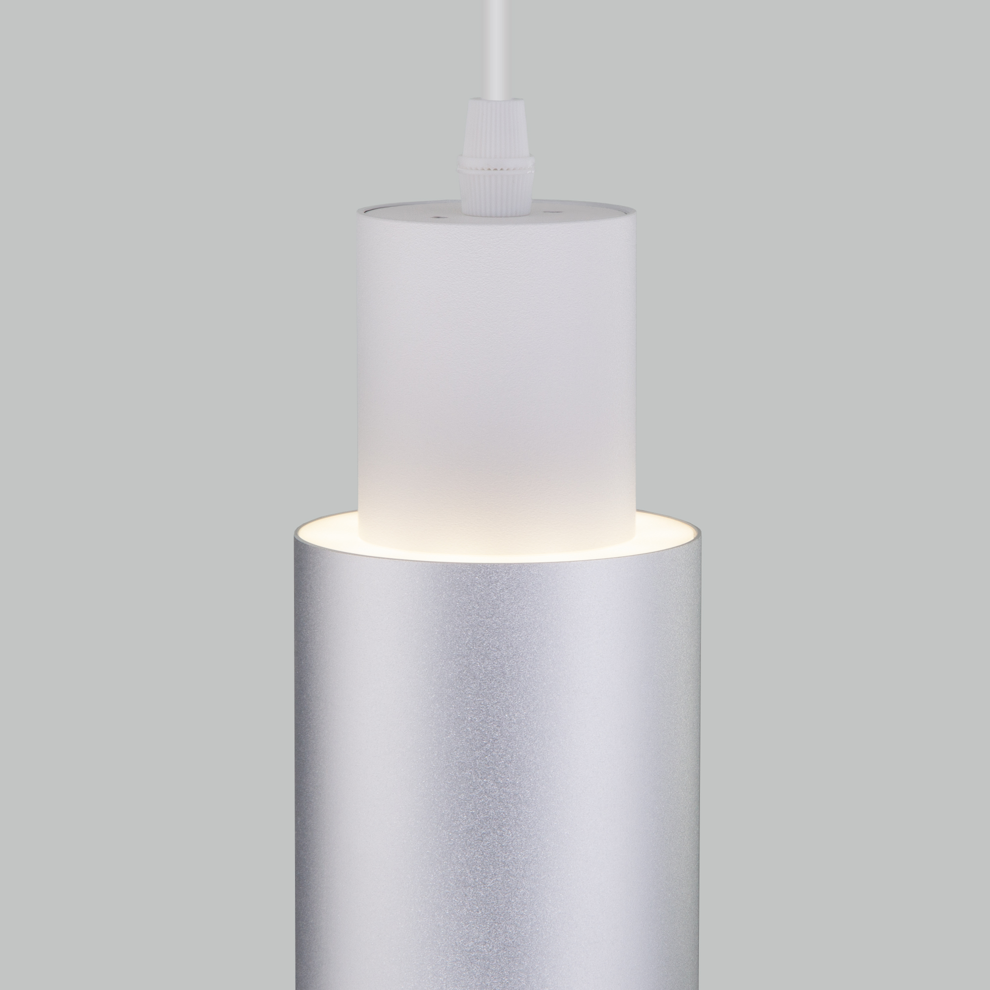 Подвесной светильник Eurosvet Bento 50204/1 LED белый/матовое серебро