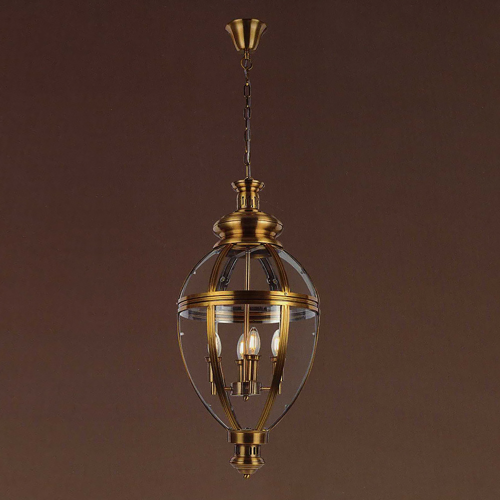Светильник подвесной Delight collection Arcadia KM0118P-4 brass