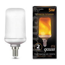 Лампа светодиодная Gauss Corn Flame 157401105