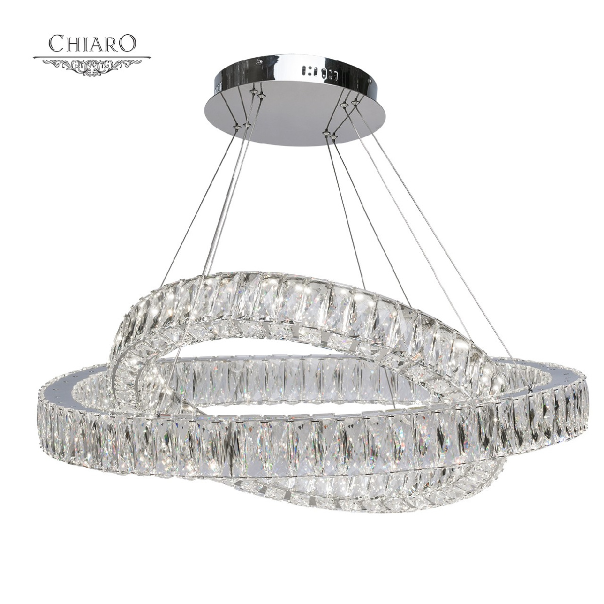 Светильник подвесной хрустальный светодиодный Chiaro Гослар 498012202