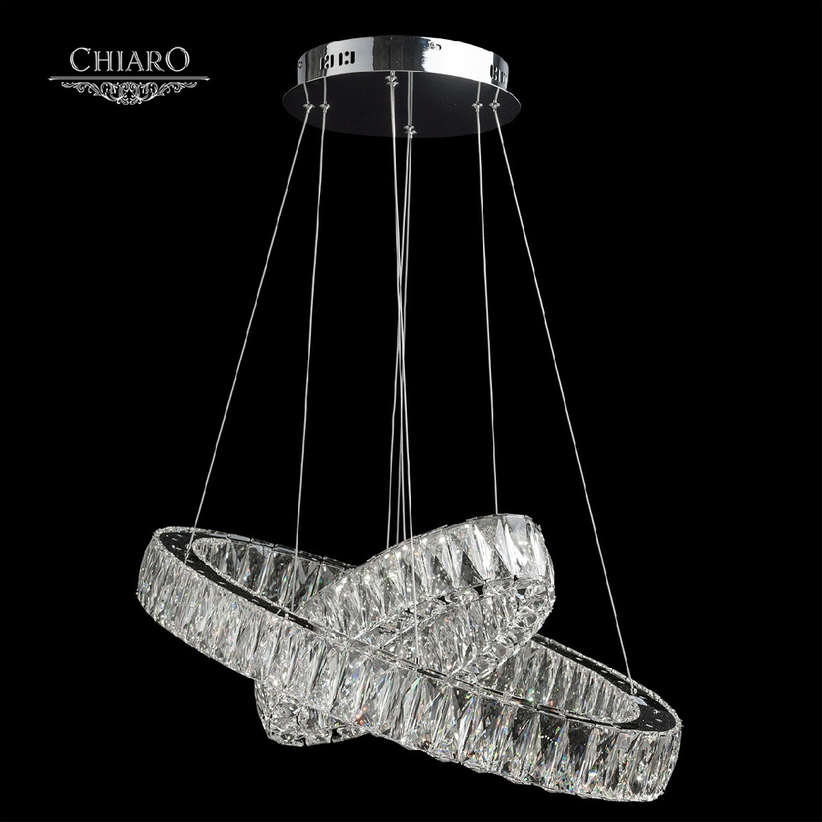 Светильник подвесной хрустальный светодиодный Chiaro Гослар 498011602