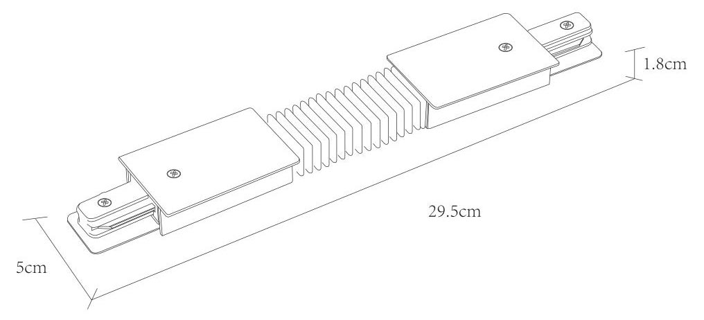 Коннектор гибкий для шинопровода (трека) Arte Lamp TRACK ACCESSORIES A150133