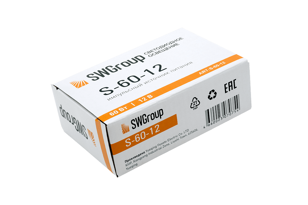 Блок питания SWG S S-60-12 (код 142)
