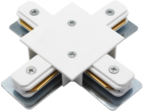Коннектор для однофазных шинопроводов X-образный Arte Lamp TRACK ACCESSORIES A110133