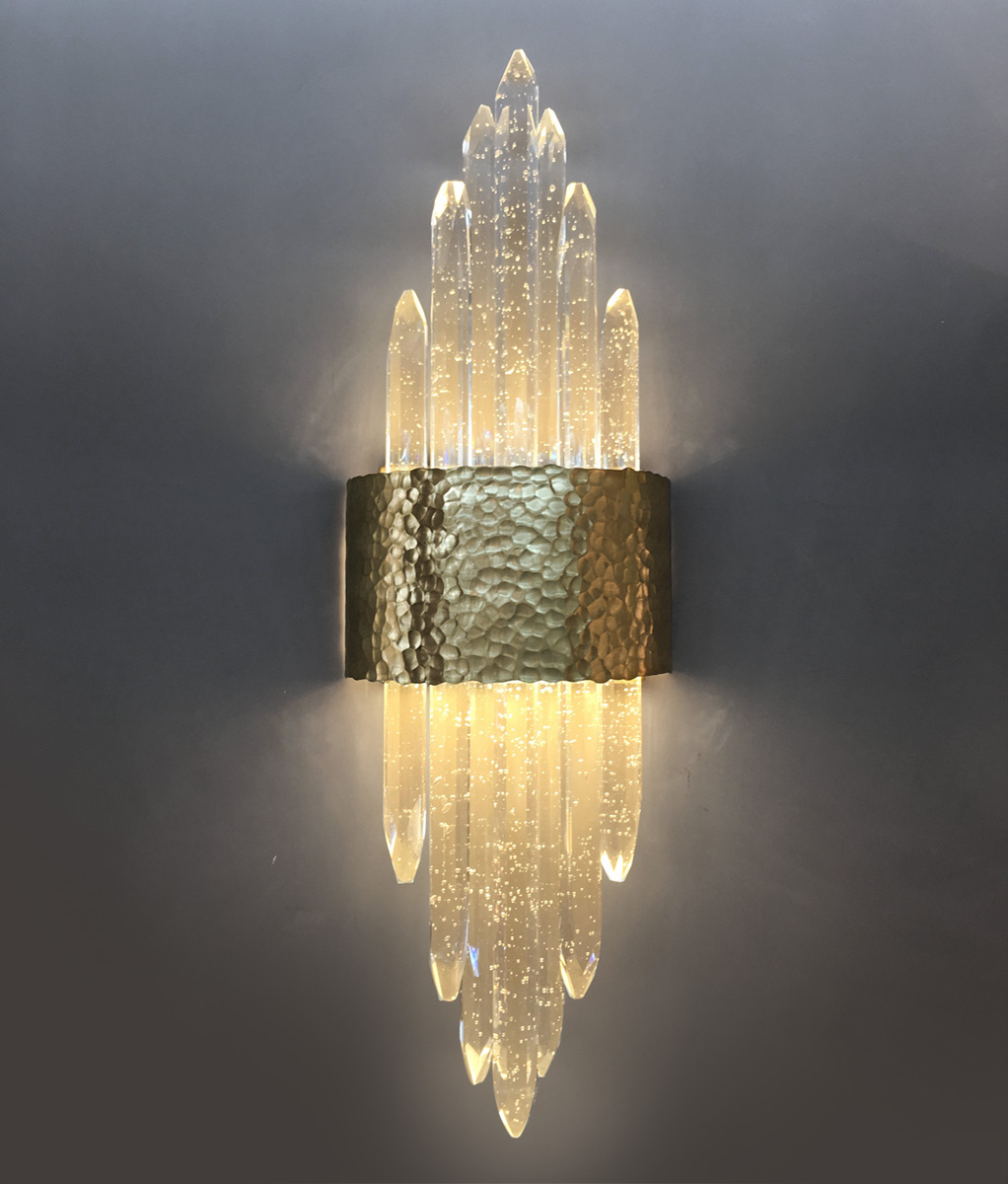 Настенный светильник Delight collection Aspen W98021M brushed brass