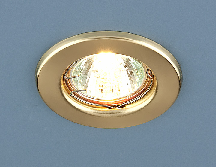 Точечный встраиваемый светильник Elektrostandard 9210 MR16 GD золото a030076