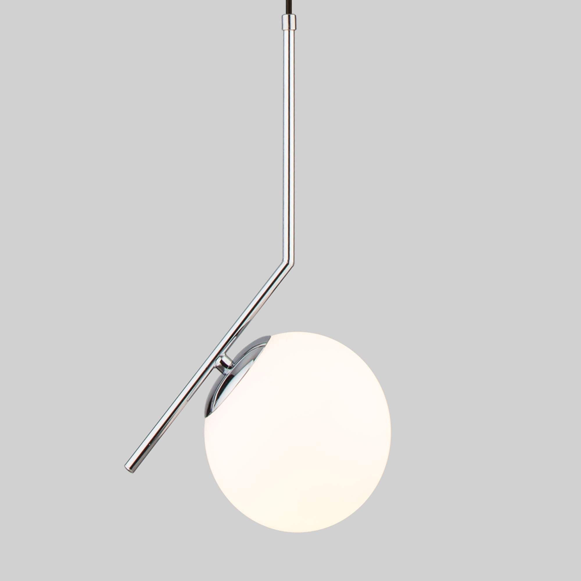 Подвесной светильник с длинным тросом 1,8м Eurosvet Frost Long 50160/1 хром