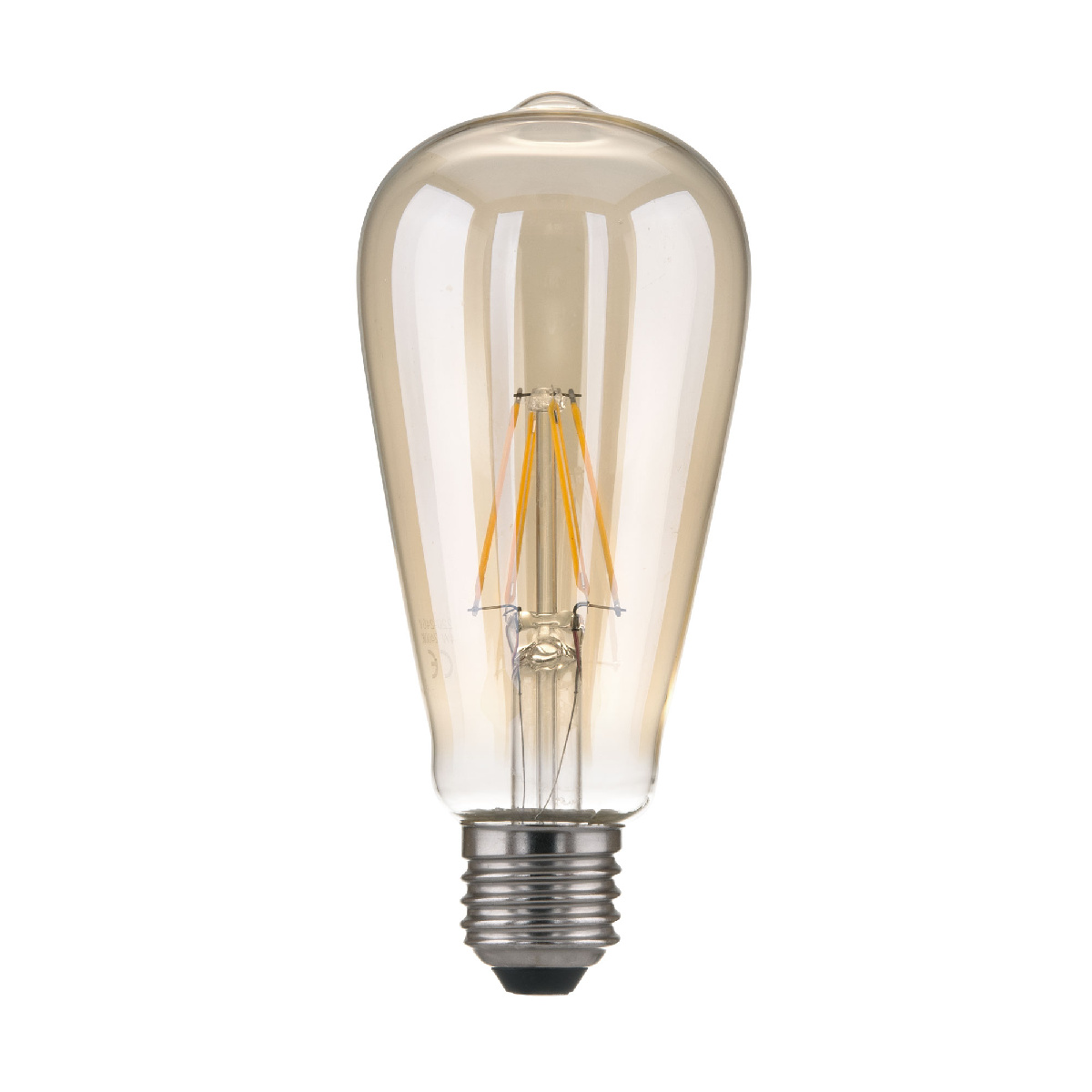 Филаментная светодиодная лампа ST64 6W 3300K E27 (тонированная) Elektrostandard BLE2707 a048279