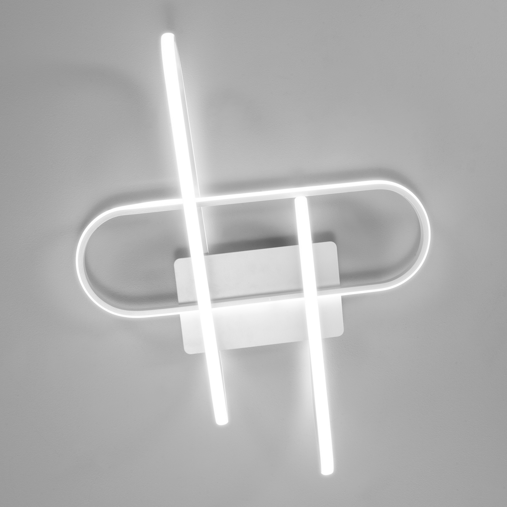 Потолочный светодиодный светильник с пультом управления Eurosvet Grafette 90139/3 белый