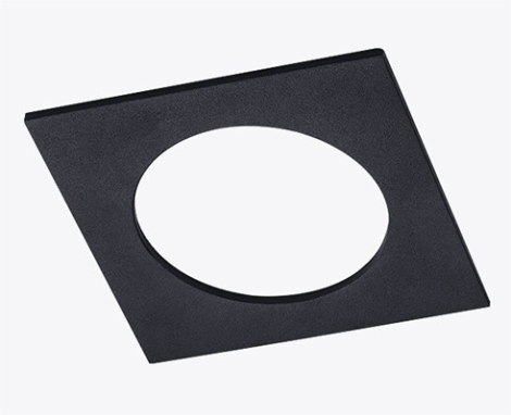 Одинарная рамка для светильников серии SOLO Italline SP 01 black