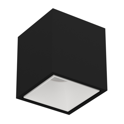 Накладной светодиодный светильник LeDron KUBING Black White