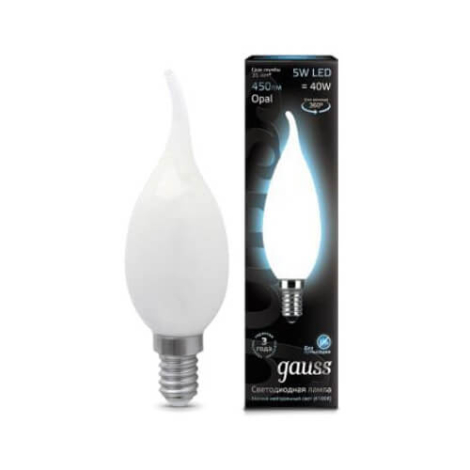 Лампа светодиодная филаментная Gauss Filament Candle 104201205
