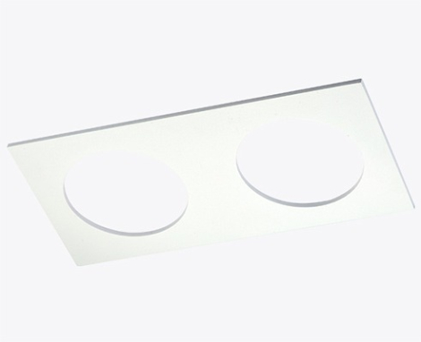 Двойная рамка для светильников серии SOLO Italline SP 02 white