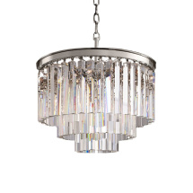 Люстра подвесная Delight collection 1920s Odeon KR0387P-6 chrome/clear