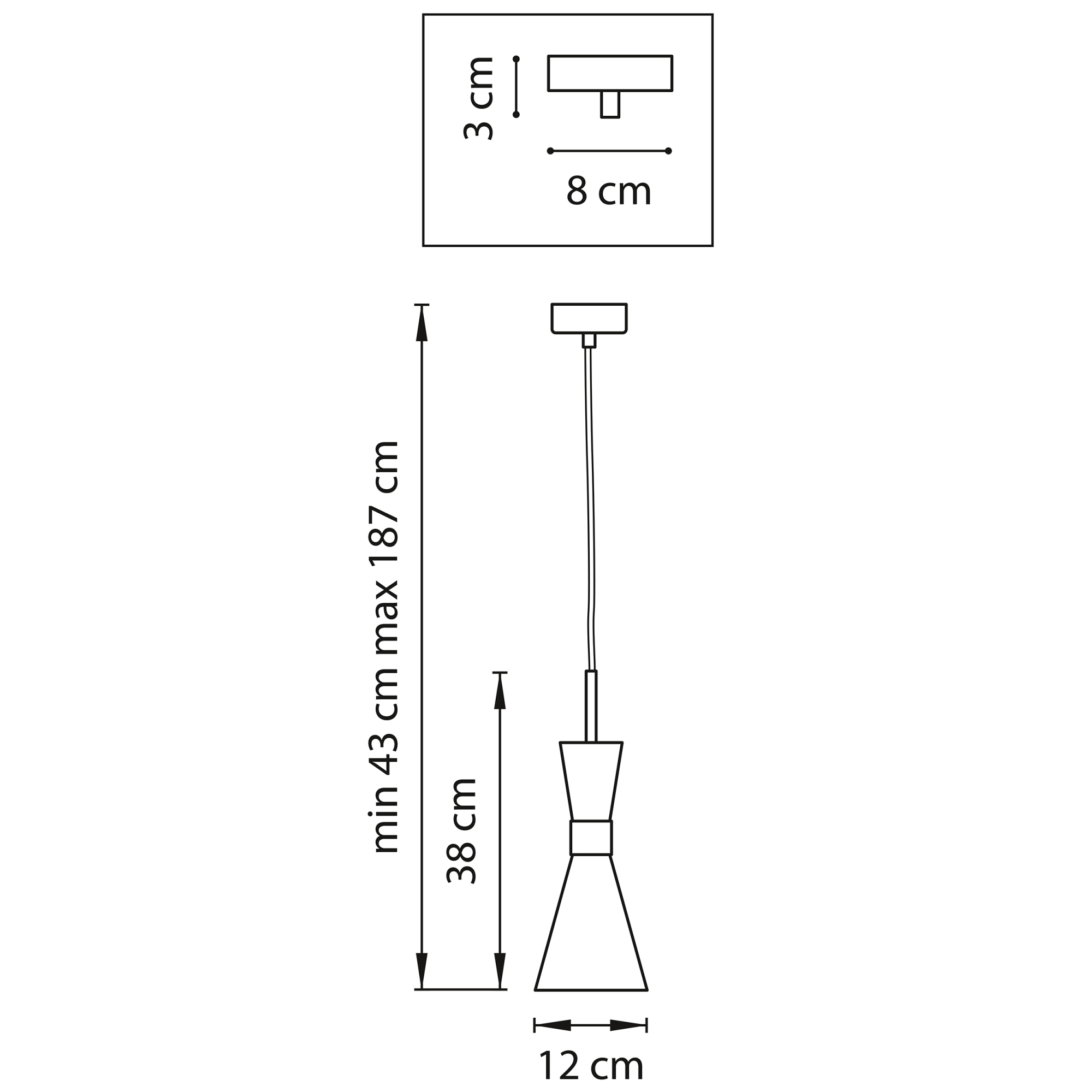 Светильник подвесной Lightstar Dumo 816011