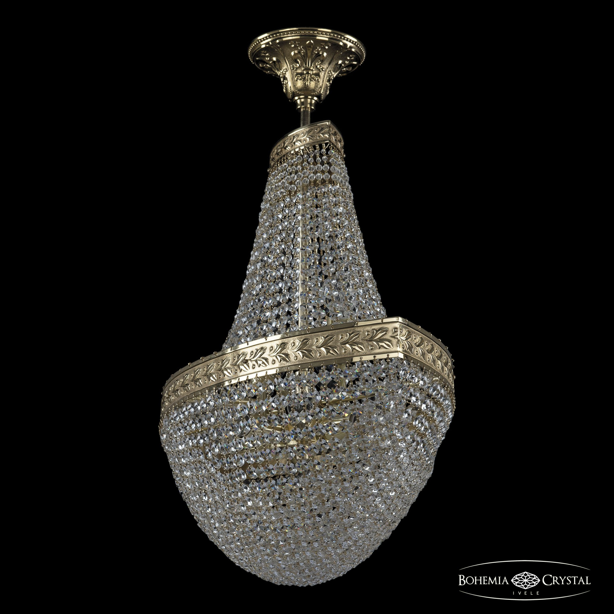 Люстра потолочная хрустальная Bohemia Crystal 19323/H1/70IV G