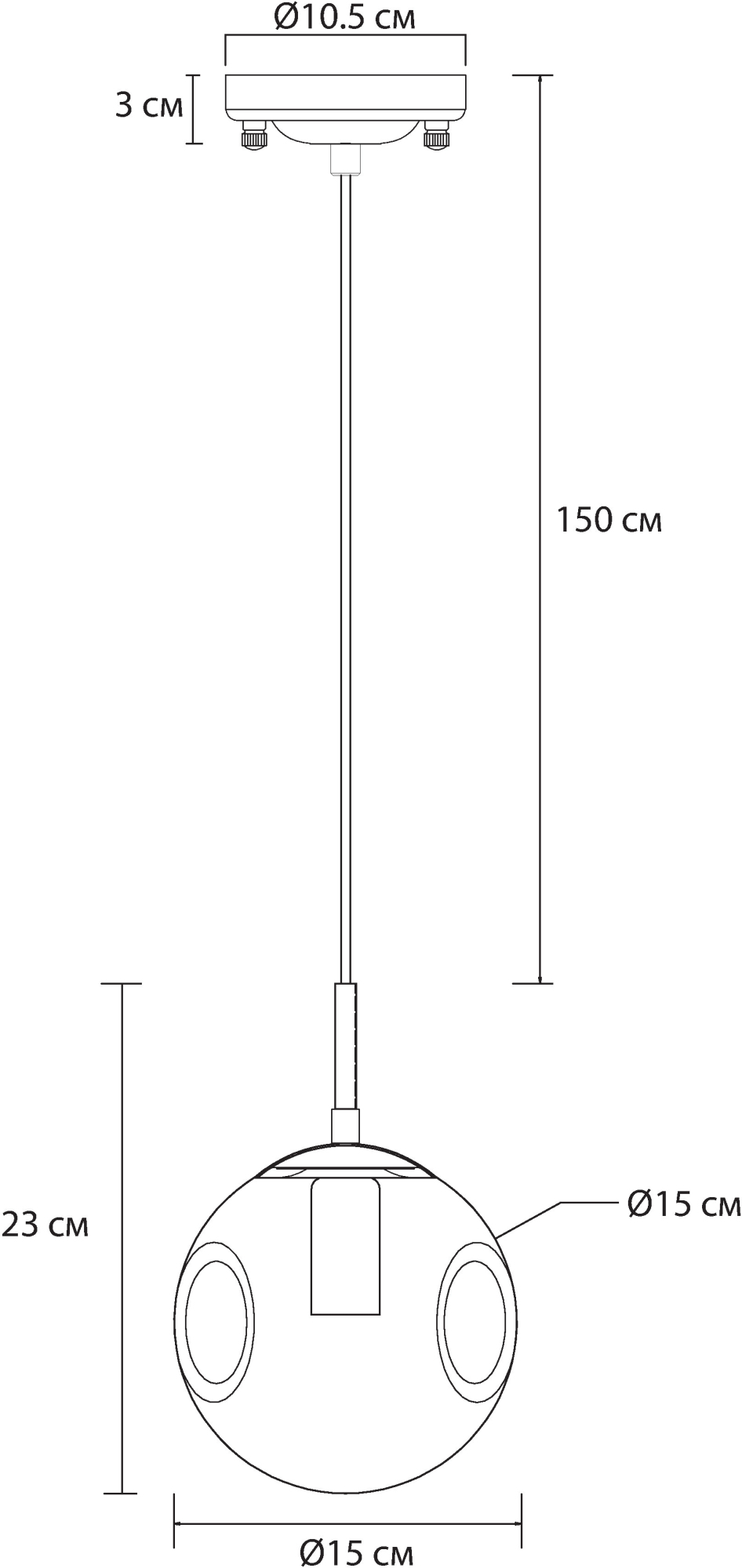 Светильник подвесной Arte Lamp TUREIS A9915SP-1PB