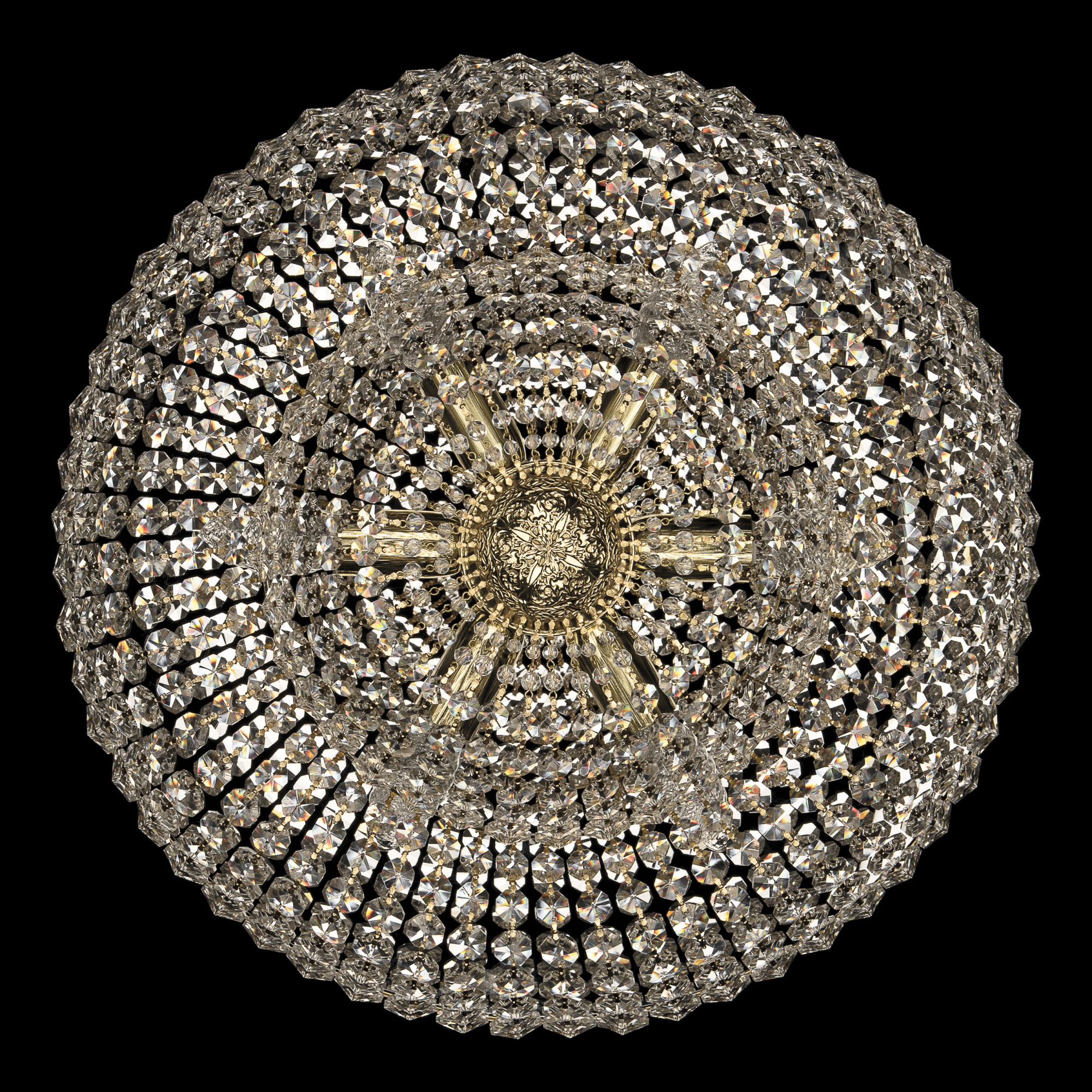 Люстра потолочная хрустальная Bohemia Crystal 19101/H1/45IV G