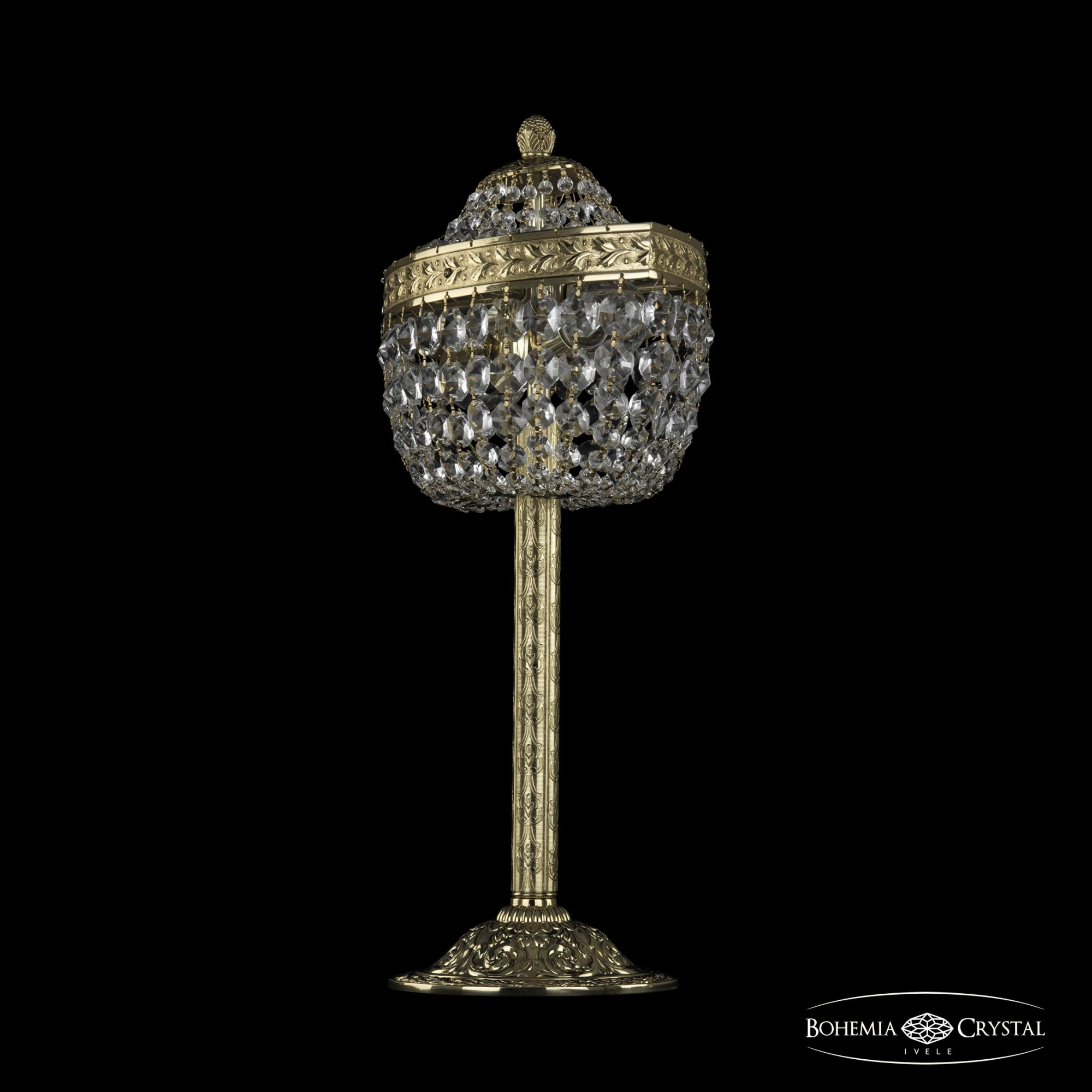 Лампа настольная хрустальная Bohemia Crystal 19113L6/35IV G