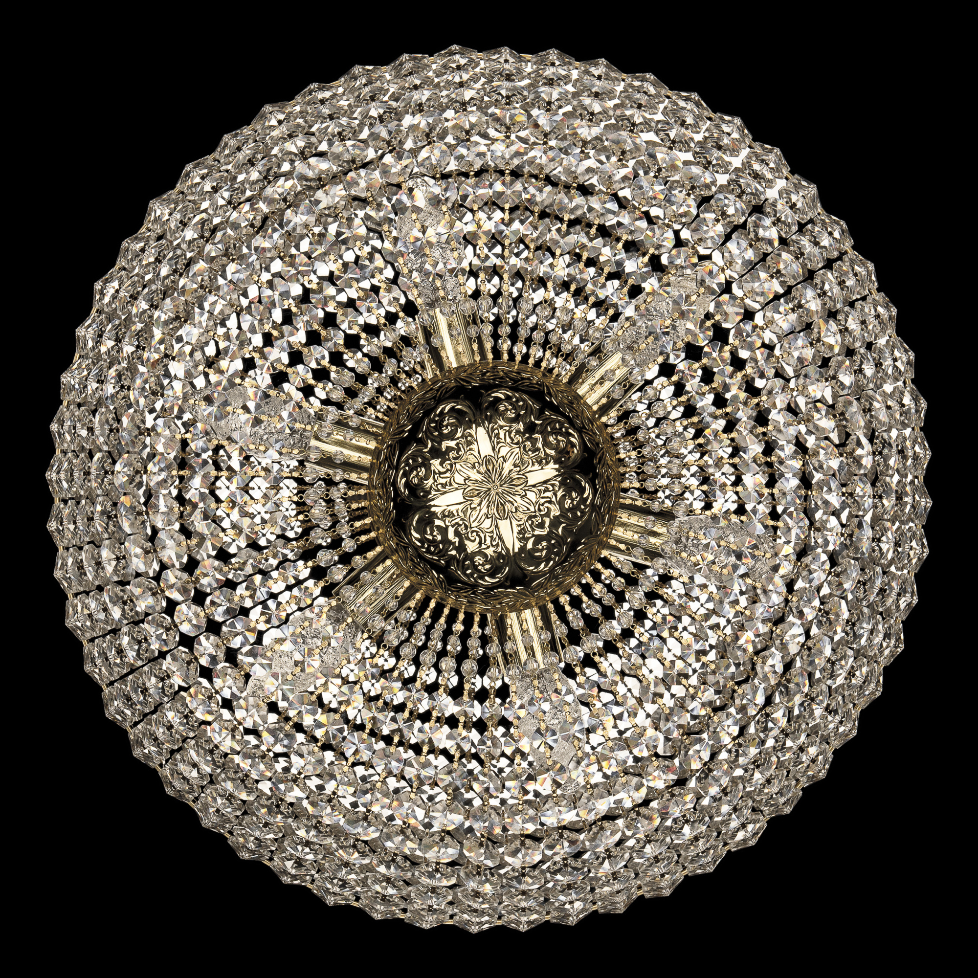 Люстра потолочная хрустальная Bohemia Crystal 19111/H2/55IV G